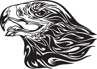 Flaming Eagle Head 29